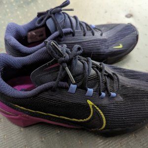Navy and Violet Nike Metcon Sneakers 7.5